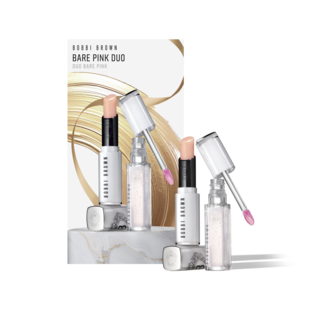 Limited-Edition Bare Pink Duo Holiday Cracker, Extra Lip Tinted Balm - Bare PinkExtra Blushing Lip Oil - Bare Pink 
